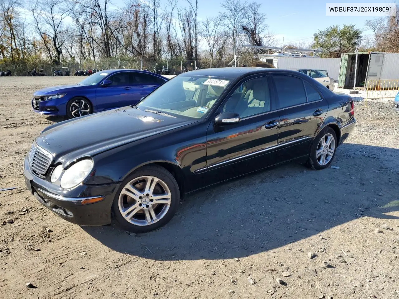 WDBUF87J26X198091 2006 Mercedes-Benz E 350 4Matic