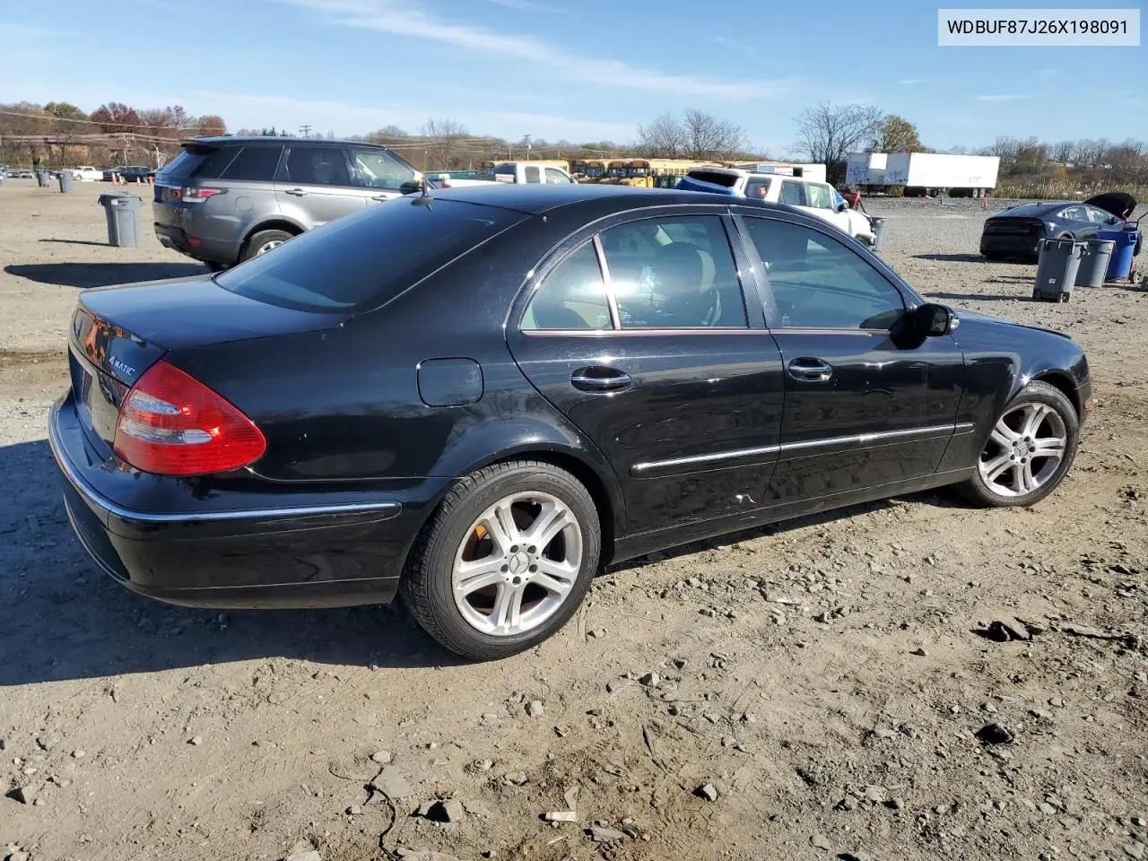 WDBUF87J26X198091 2006 Mercedes-Benz E 350 4Matic
