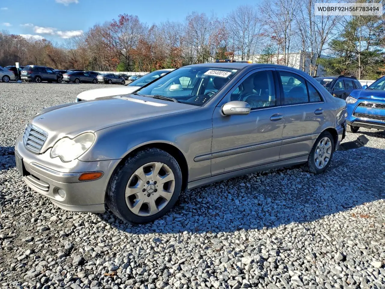 WDBRF92H56F783494 2006 Mercedes-Benz C 280 4Matic