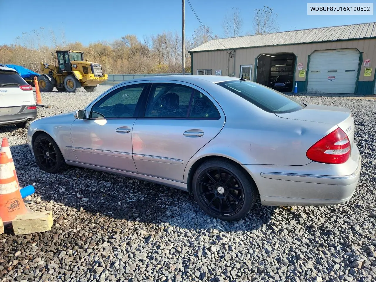 WDBUF87J16X190502 2006 Mercedes-Benz E 350 4Matic