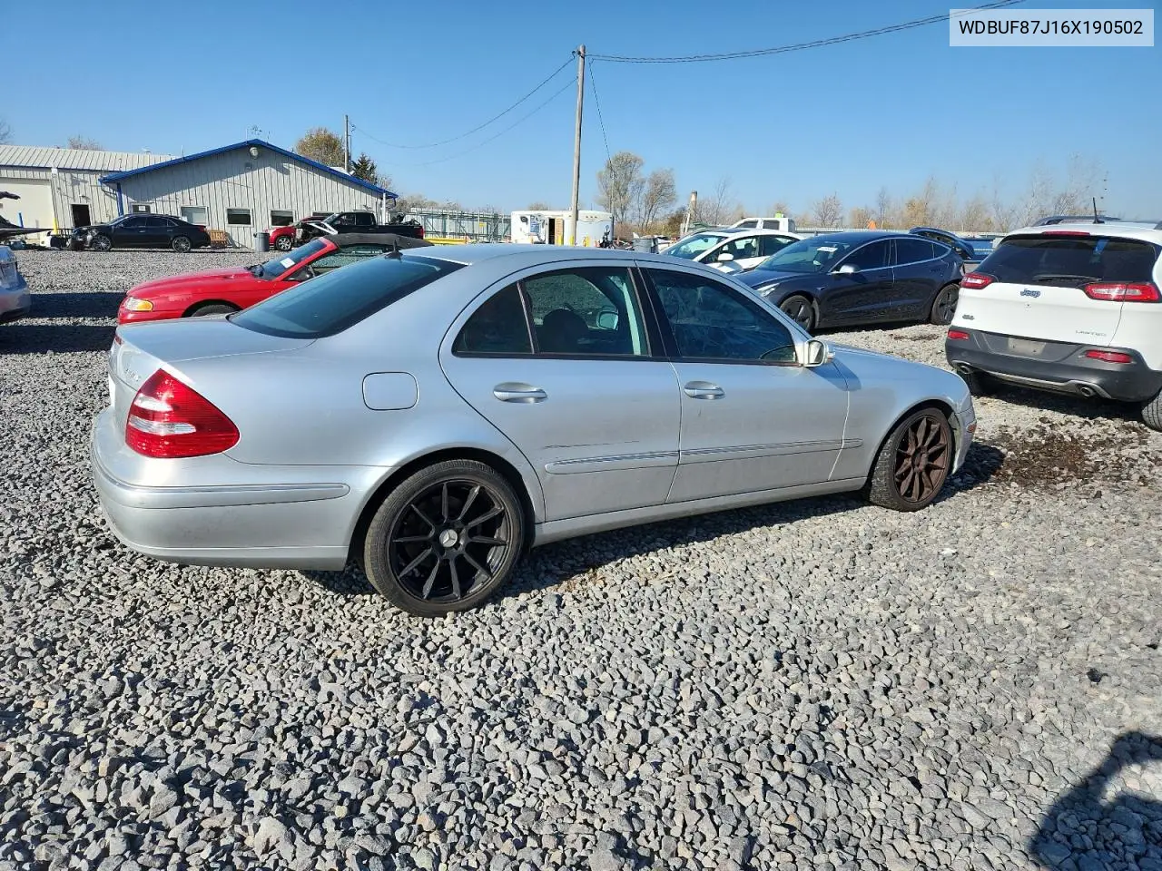 WDBUF87J16X190502 2006 Mercedes-Benz E 350 4Matic