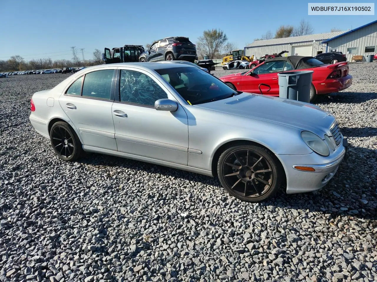 WDBUF87J16X190502 2006 Mercedes-Benz E 350 4Matic