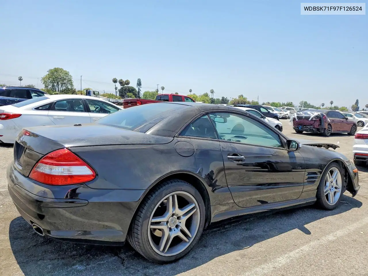2007 Mercedes-Benz Sl 550 VIN: WDBSK71F97F126524 Lot: 56460086