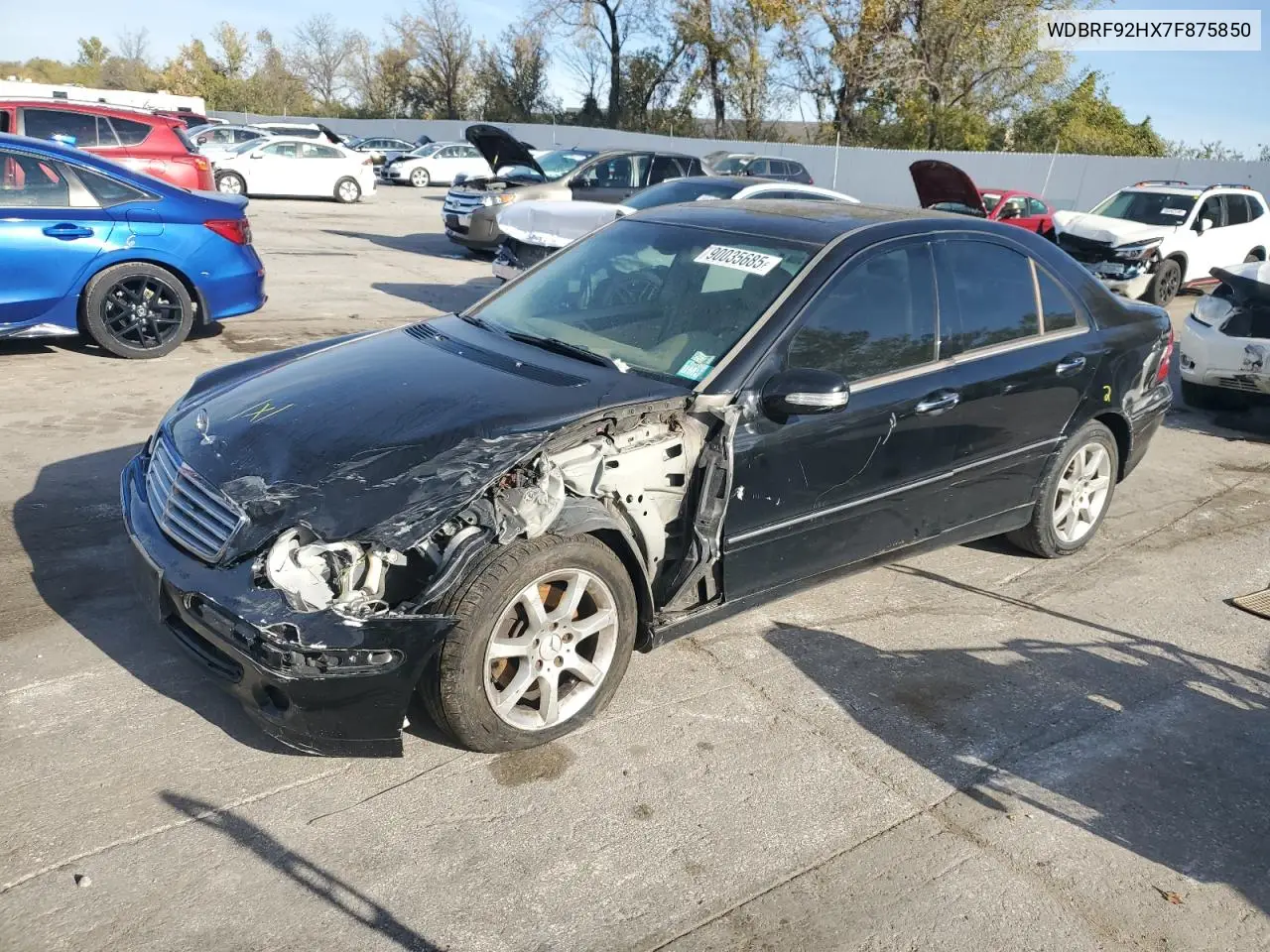 WDBRF92HX7F875850 2007 Mercedes-Benz C 280 4Matic