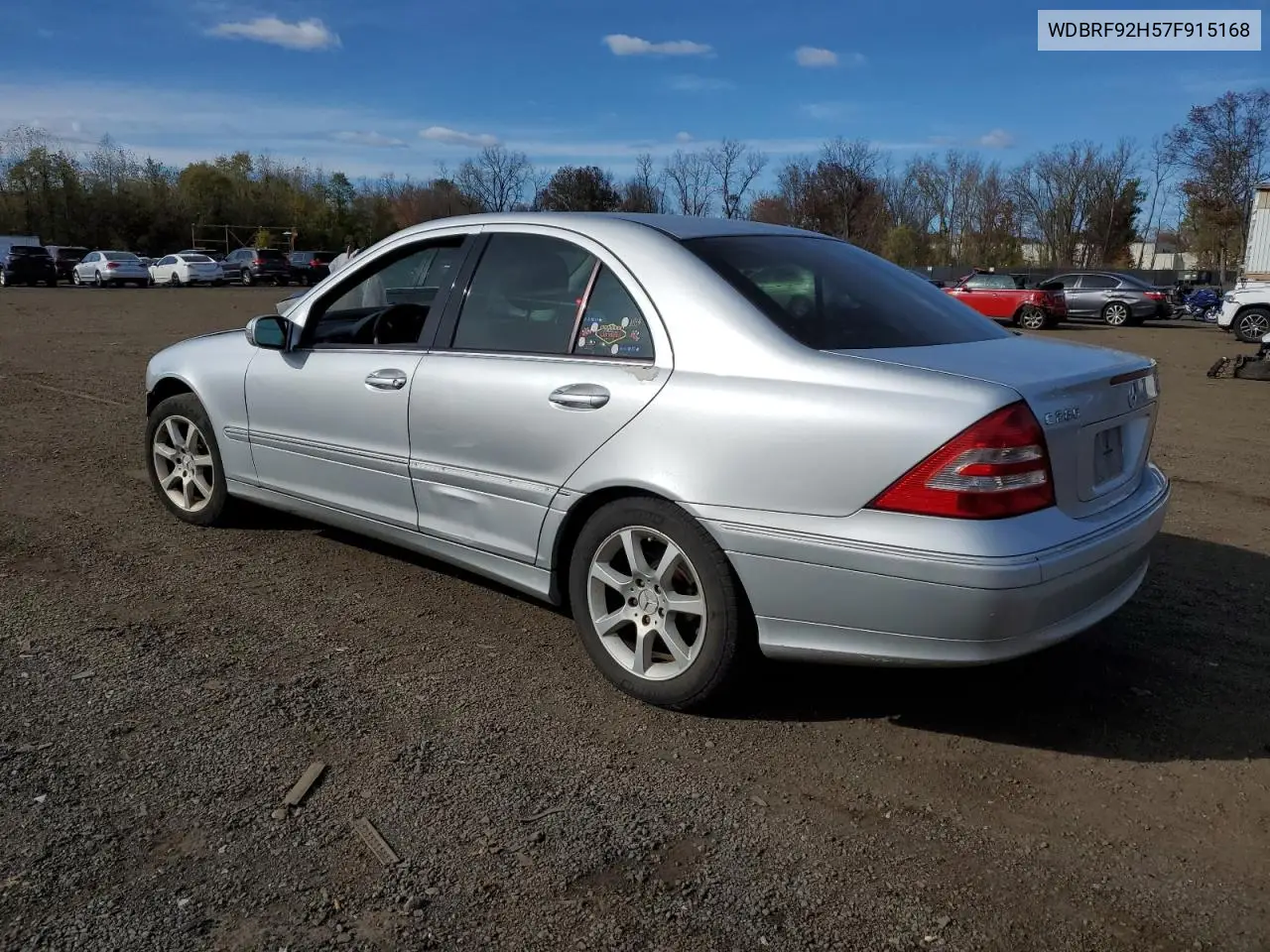 WDBRF92H57F915168 2007 Mercedes-Benz C 280 4Matic