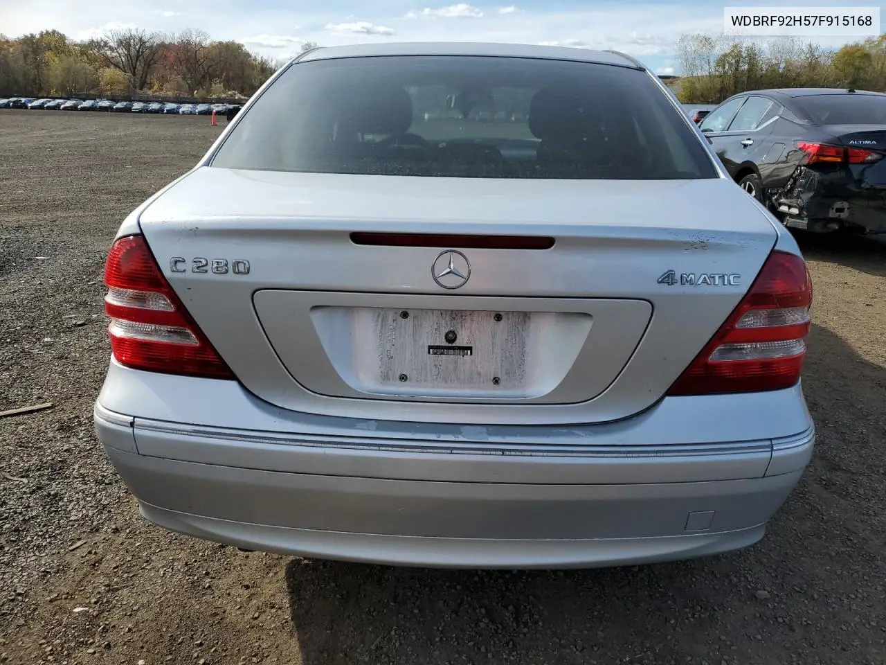 WDBRF92H57F915168 2007 Mercedes-Benz C 280 4Matic