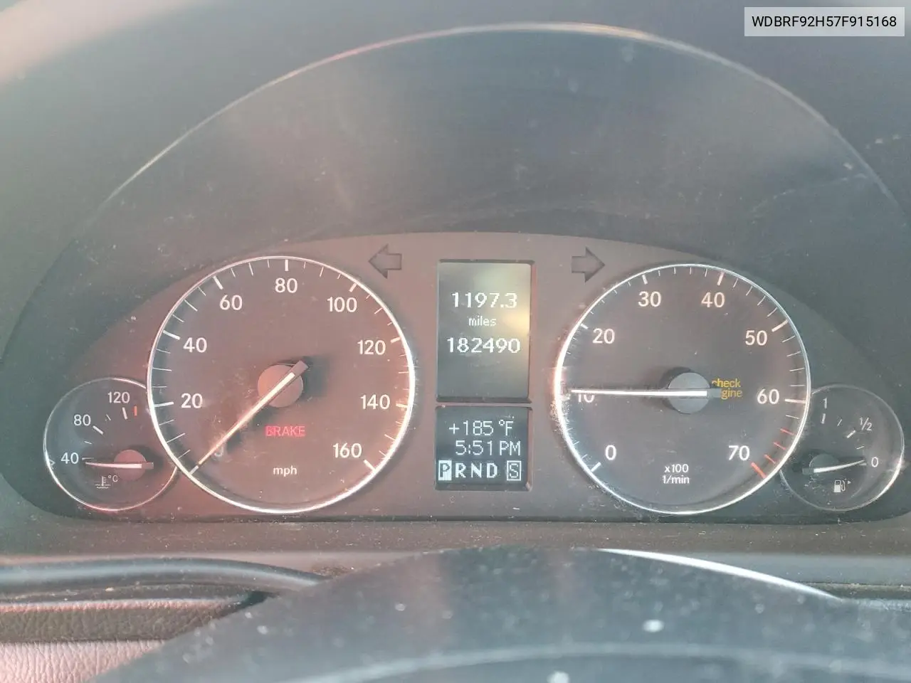 WDBRF92H57F915168 2007 Mercedes-Benz C 280 4Matic