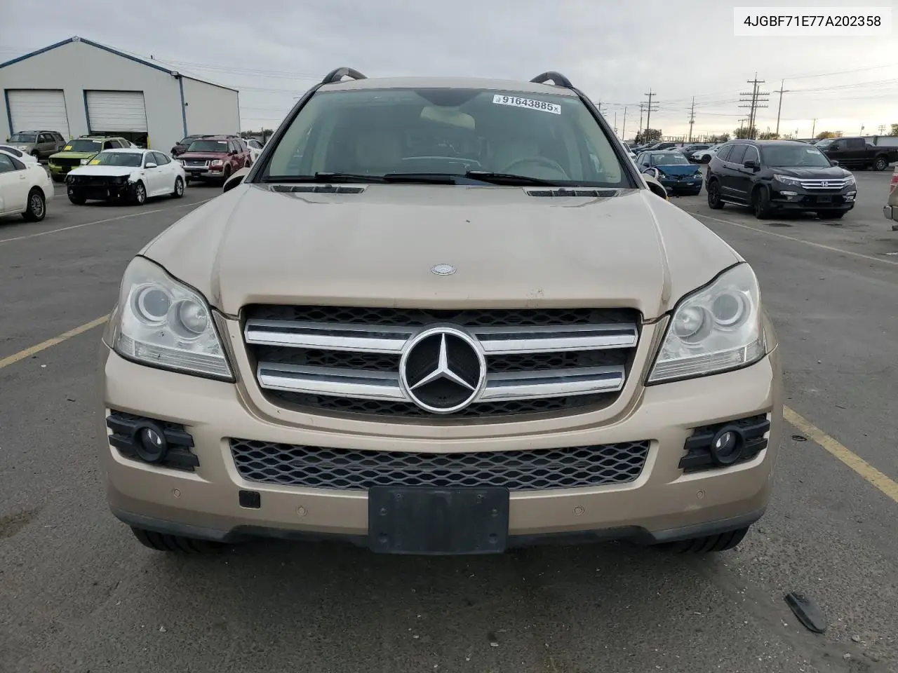 4JGBF71E77A202358 2007 Mercedes-Benz Gl 450 4Matic