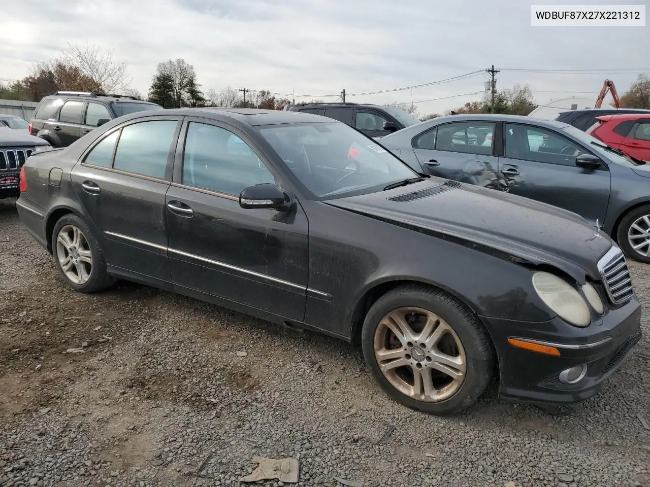 WDBUF87X27X221312 2007 Mercedes-Benz E 350 4Matic