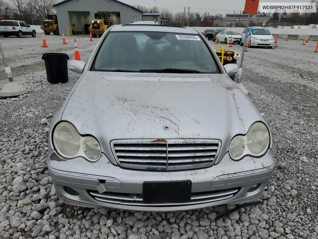 WDBRF92H87F917531 2007 Mercedes-Benz C 280 4Matic