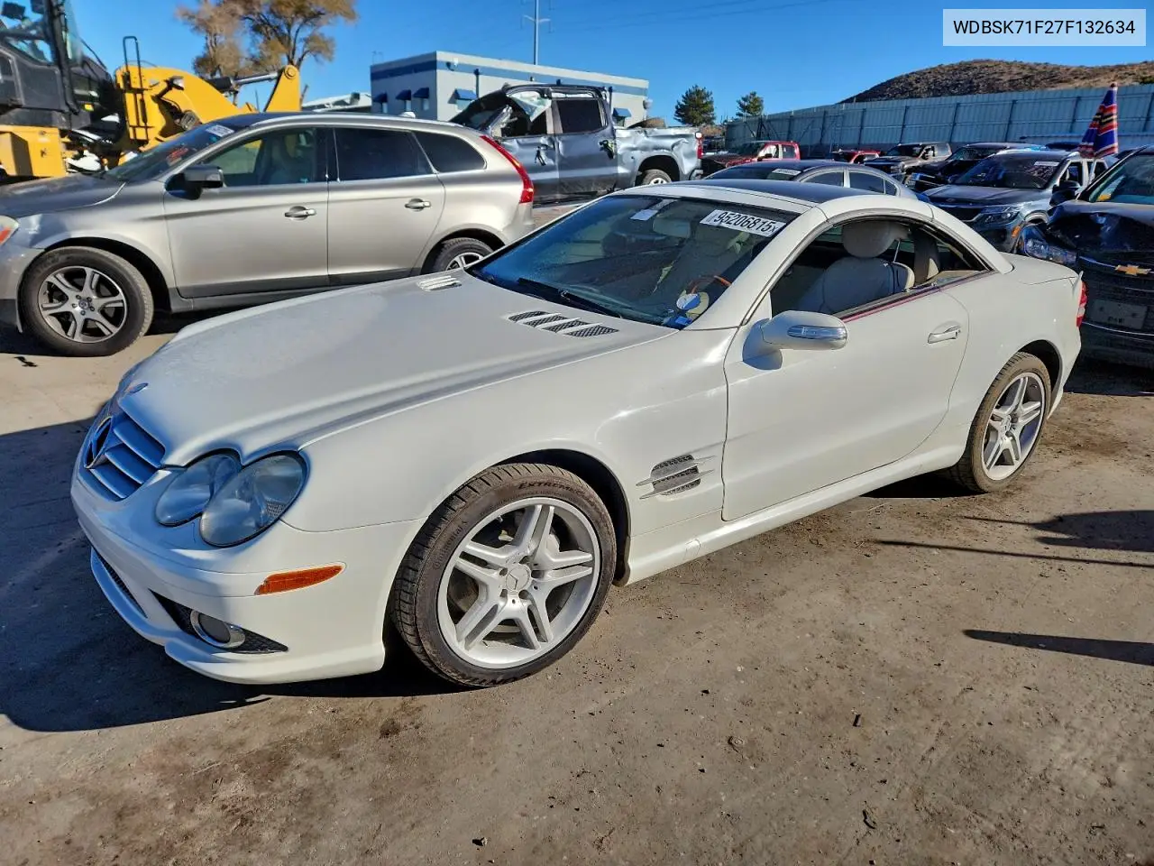 WDBSK71F27F132634 2007 Mercedes-Benz Sl 550