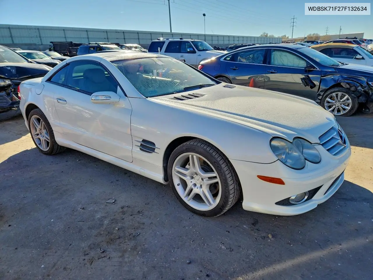 WDBSK71F27F132634 2007 Mercedes-Benz Sl 550