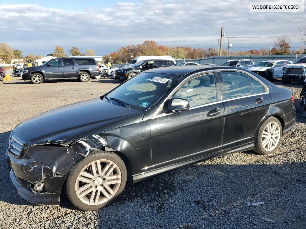 WDDGF81X38F065821 2008 Mercedes-Benz C 300 4Matic