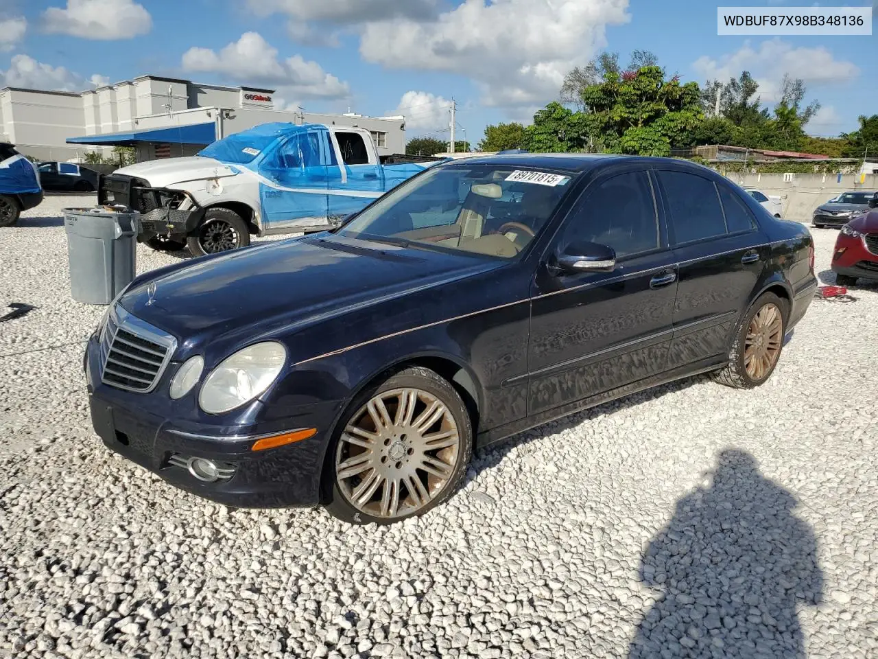 WDBUF87X98B348136 2008 Mercedes-Benz E 350 4Matic