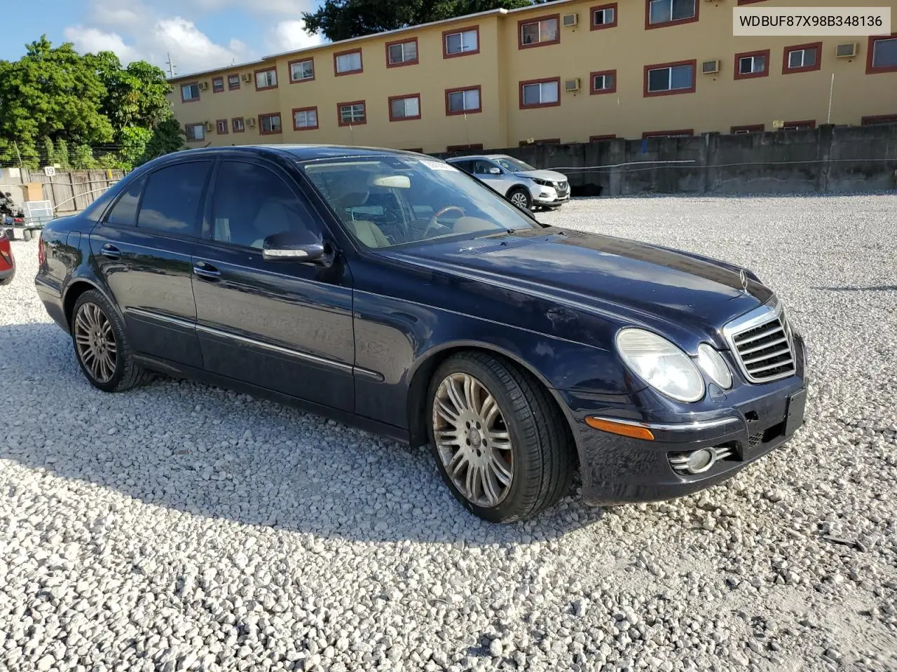 WDBUF87X98B348136 2008 Mercedes-Benz E 350 4Matic