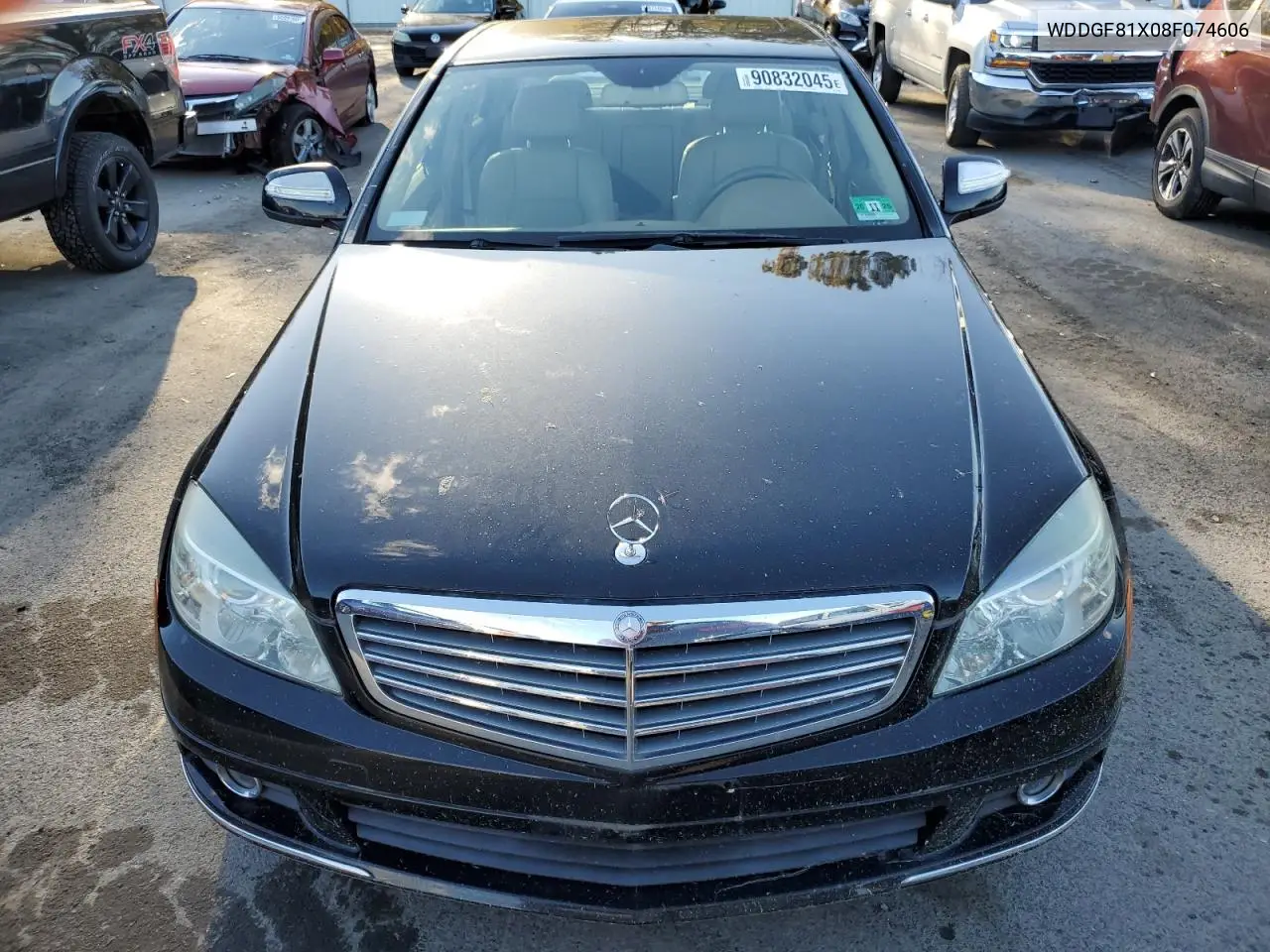 WDDGF81X08F074606 2008 Mercedes-Benz C 300 4Matic