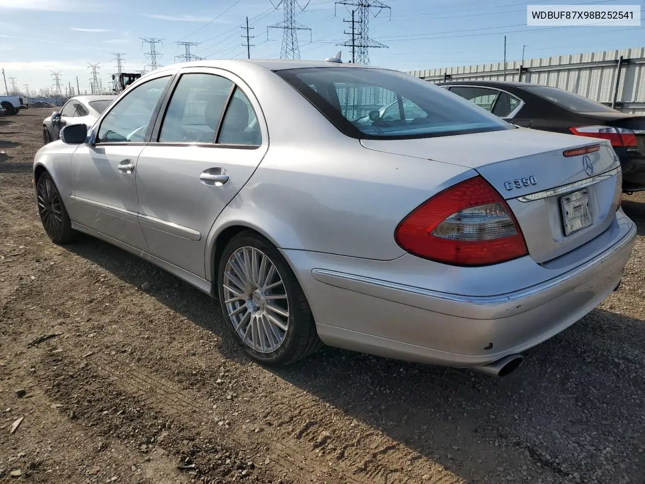 WDBUF87X98B252541 2008 Mercedes-Benz E 350 4Matic