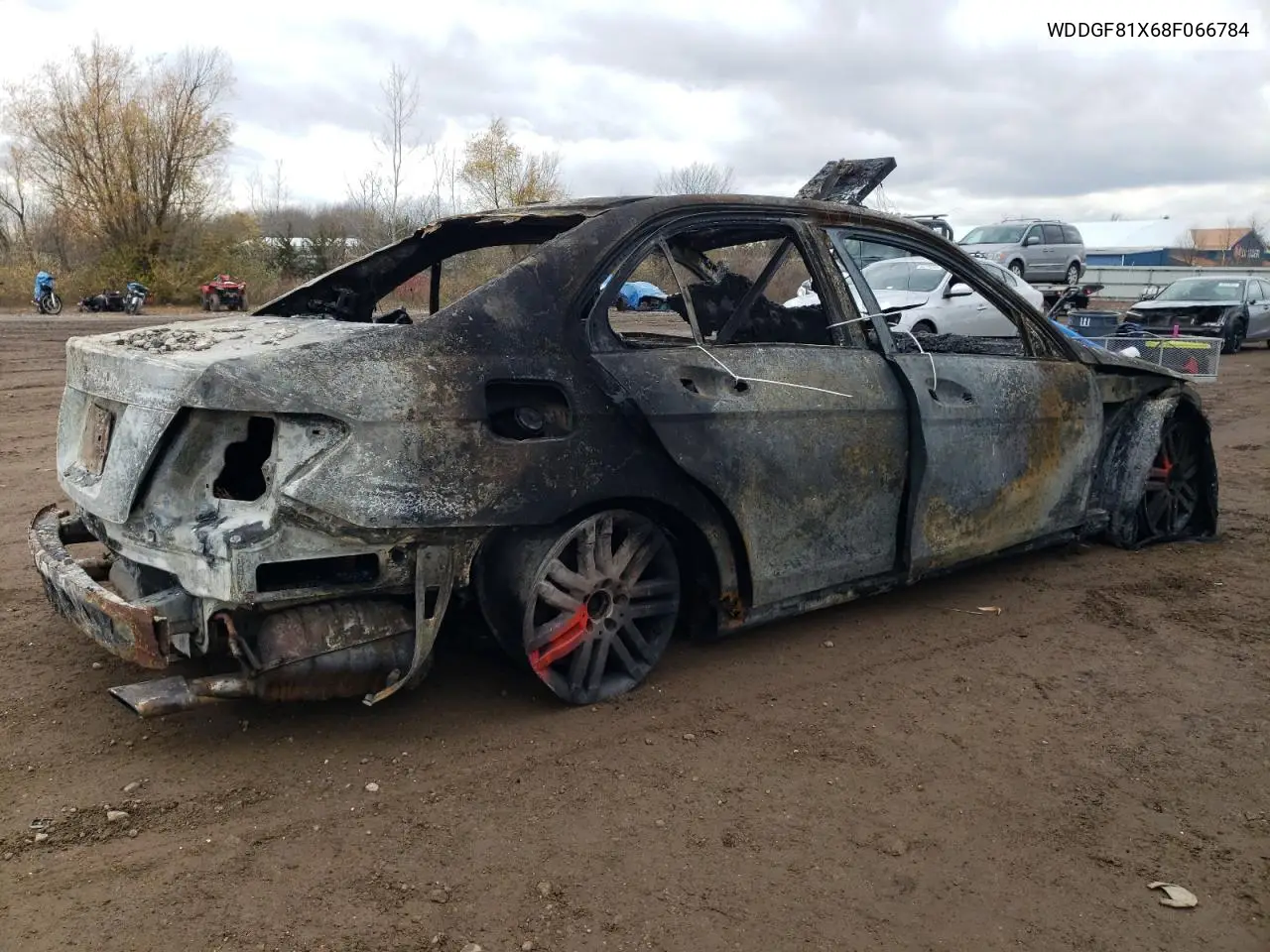 WDDGF81X68F066784 2008 Mercedes-Benz C 300 4Matic