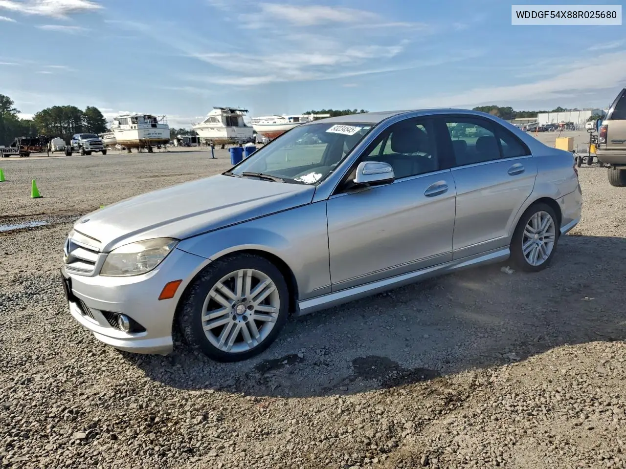 WDDGF54X88R025680 2008 Mercedes-Benz C 300