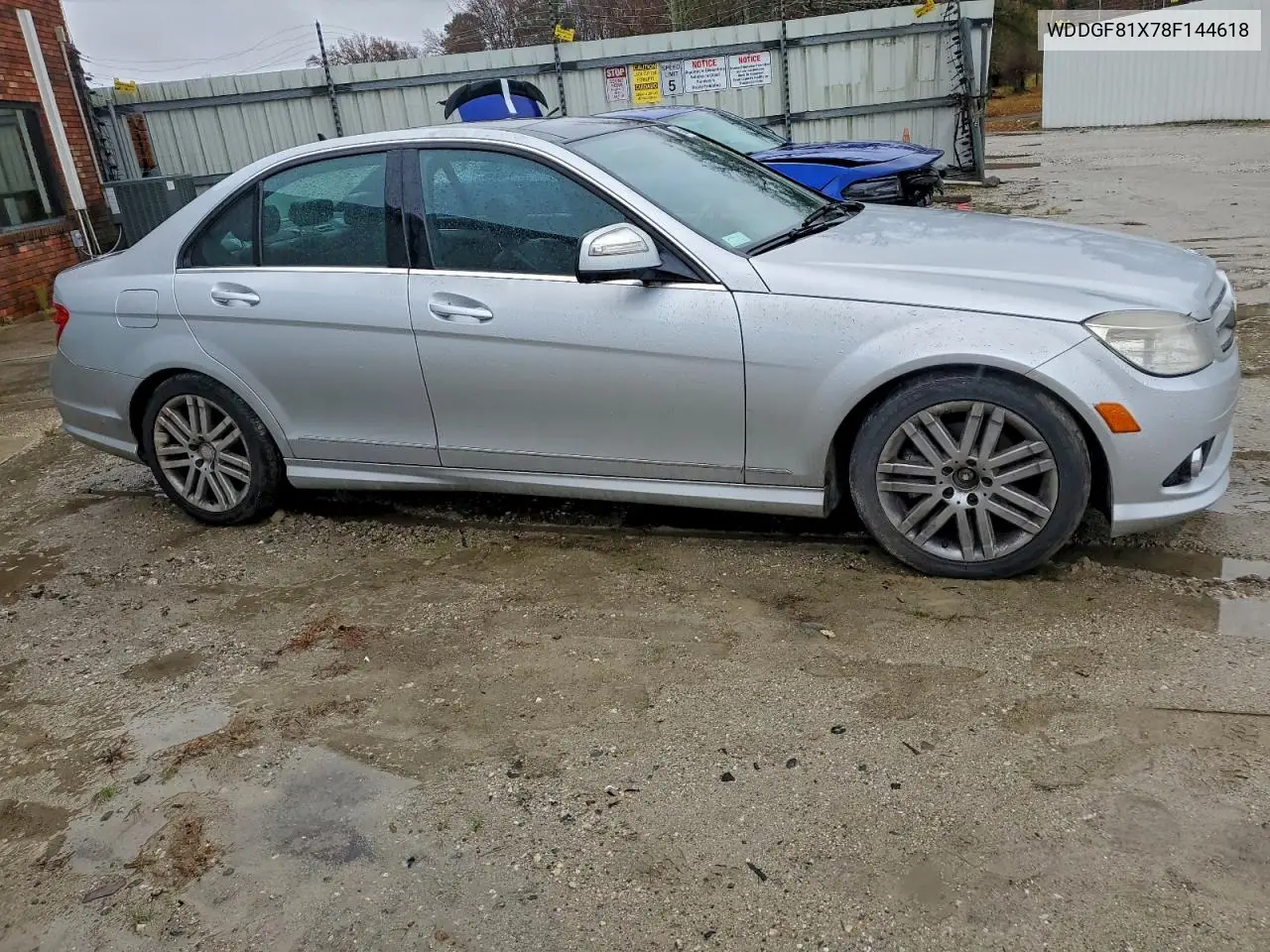WDDGF81X78F144618 2008 Mercedes-Benz C 300 4Matic