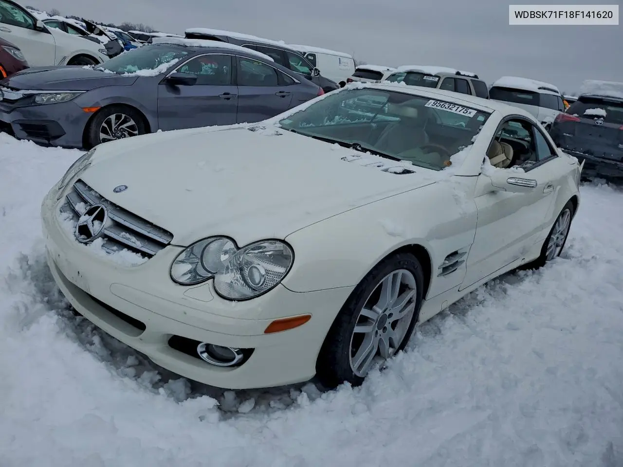 WDBSK71F18F141620 2008 Mercedes-Benz Sl 550