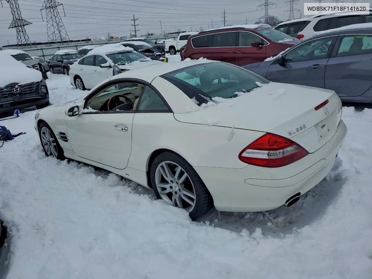 WDBSK71F18F141620 2008 Mercedes-Benz Sl 550