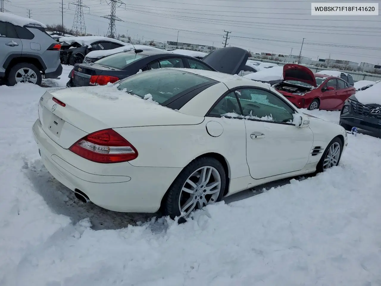 WDBSK71F18F141620 2008 Mercedes-Benz Sl 550