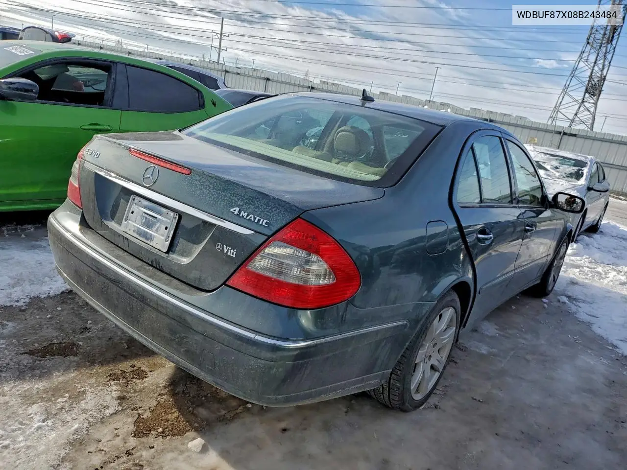 WDBUF87X08B243484 2008 Mercedes-Benz E 350 4Matic