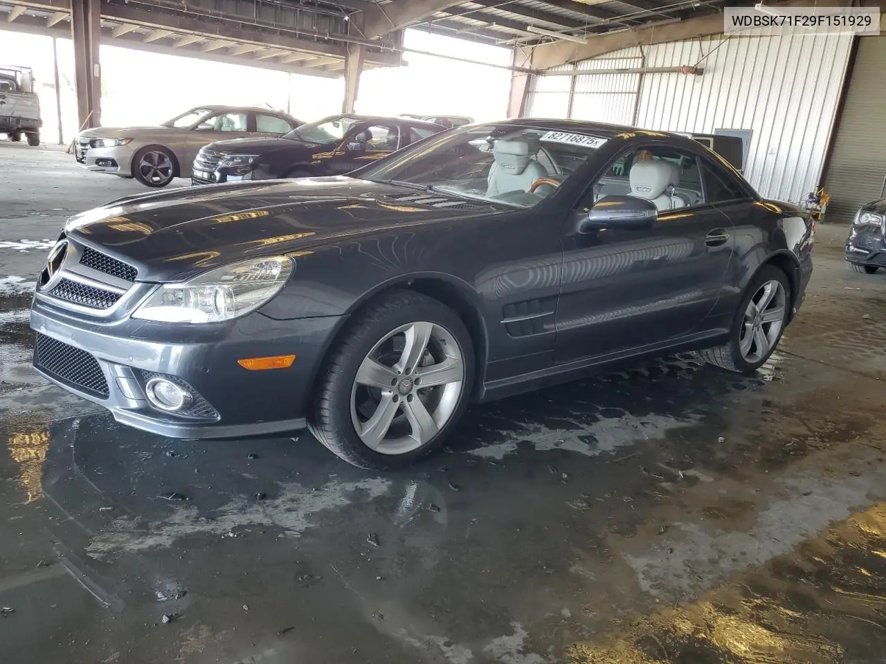 WDBSK71F29F151929 2009 Mercedes-Benz Sl 550
