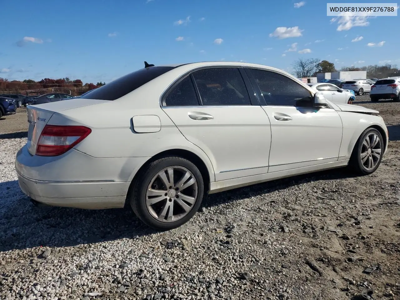 WDDGF81XX9F276788 2009 Mercedes-Benz C 300 4Matic