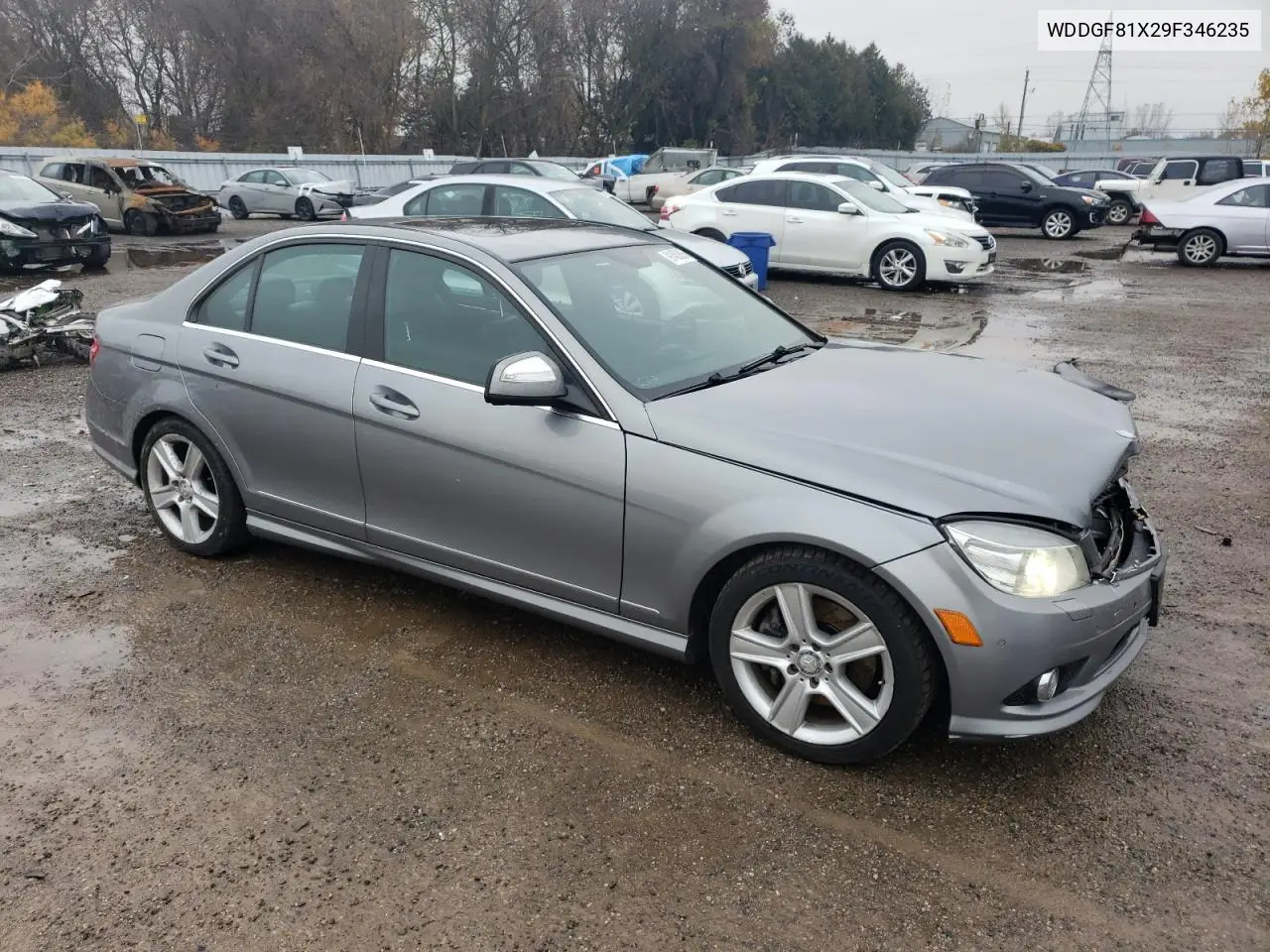 WDDGF81X29F346235 2009 Mercedes-Benz C 300 4Matic