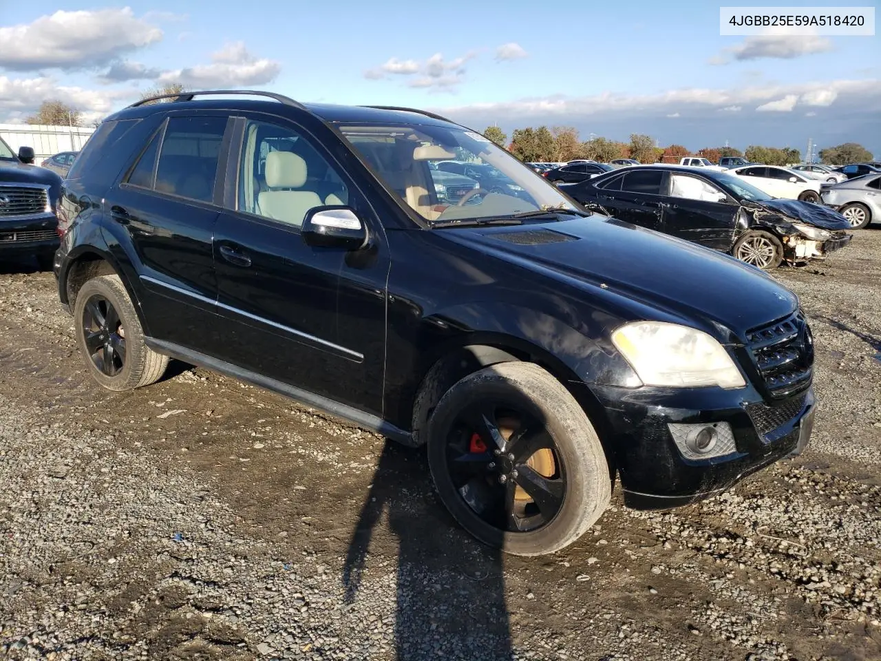 4JGBB25E59A518420 2009 Mercedes-Benz Ml