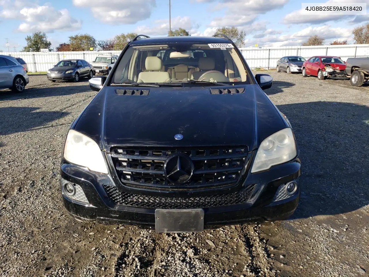4JGBB25E59A518420 2009 Mercedes-Benz Ml