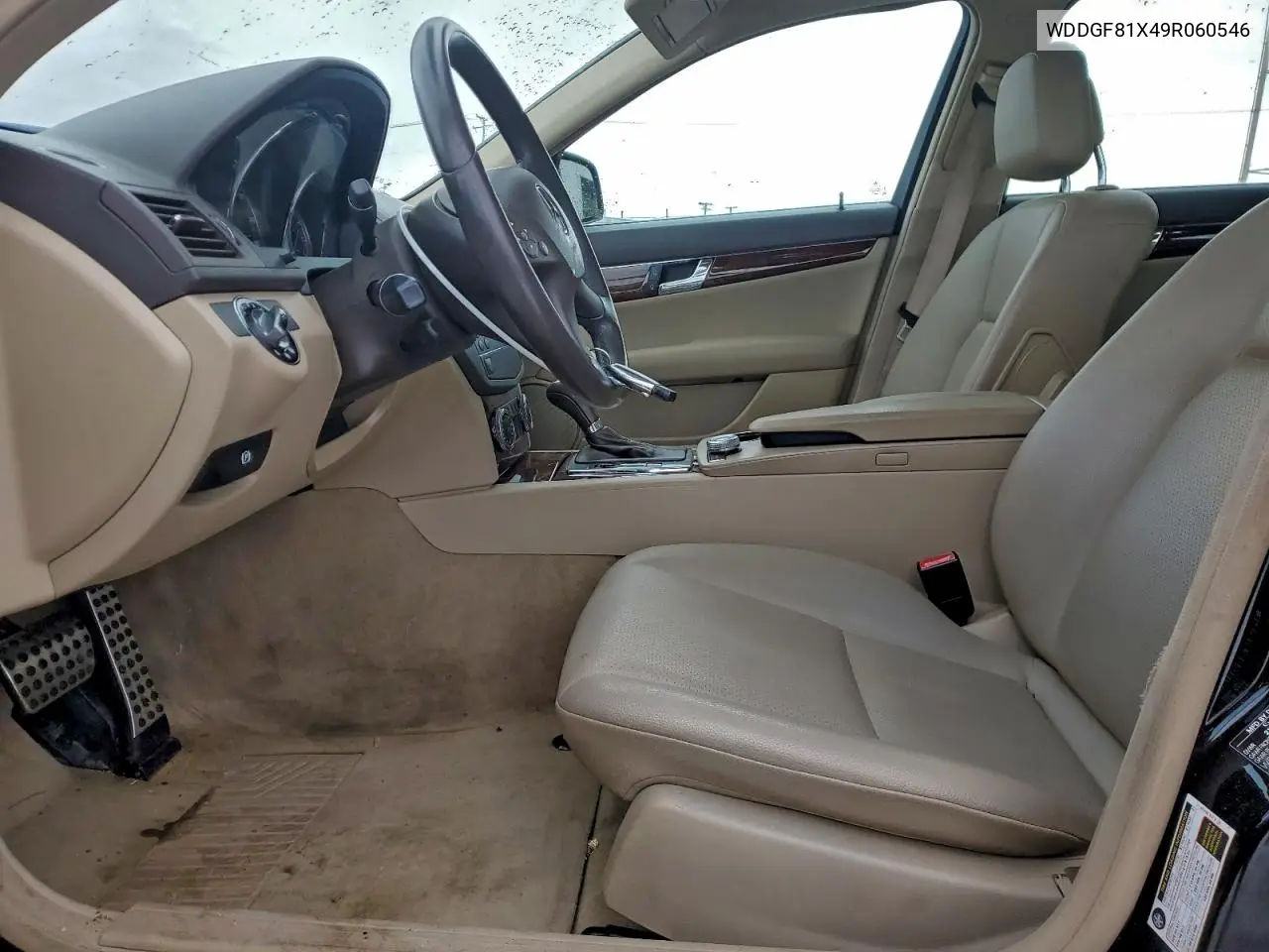 WDDGF81X49R060546 2009 Mercedes-Benz C 300 4Matic