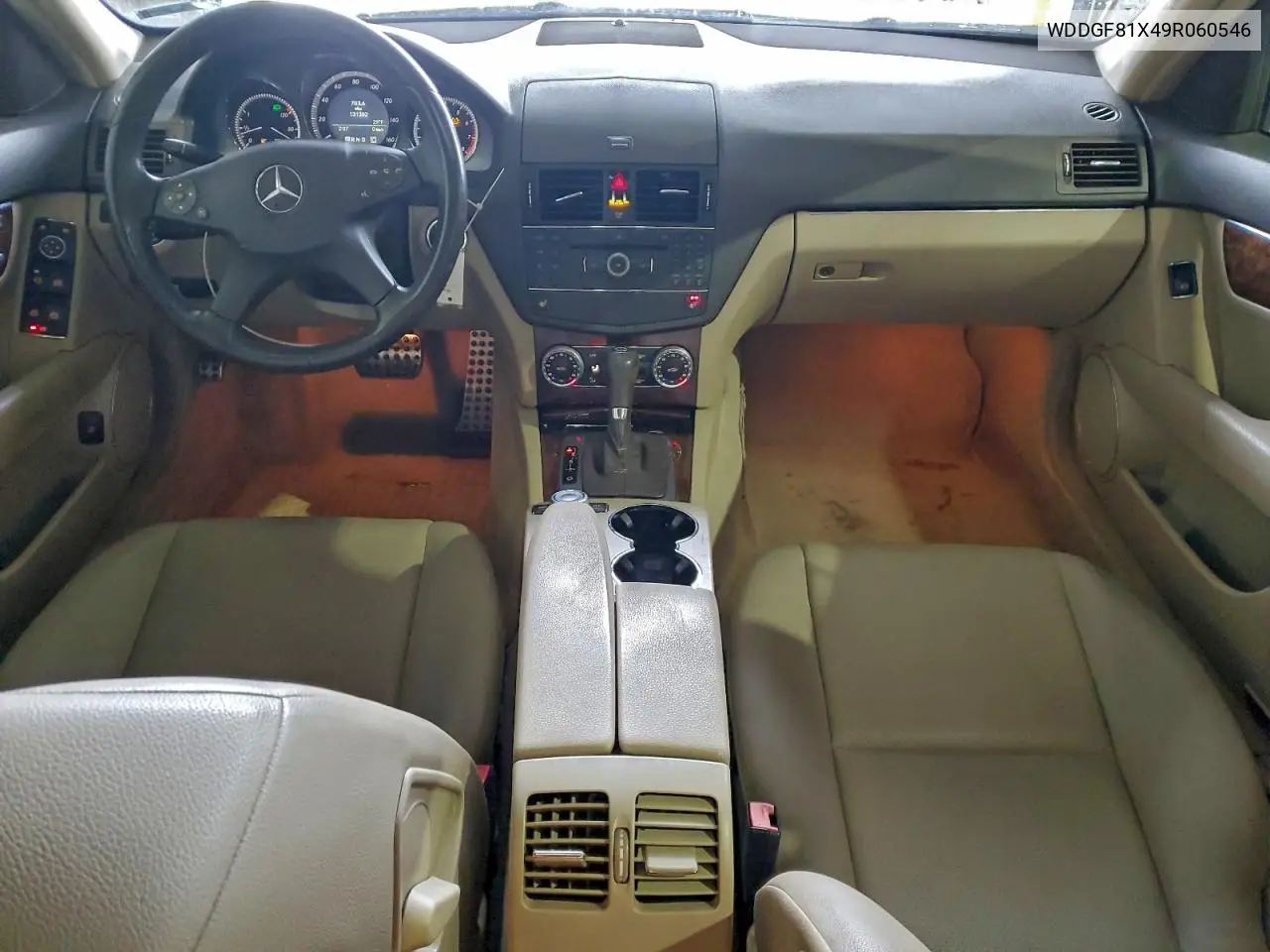 WDDGF81X49R060546 2009 Mercedes-Benz C 300 4Matic
