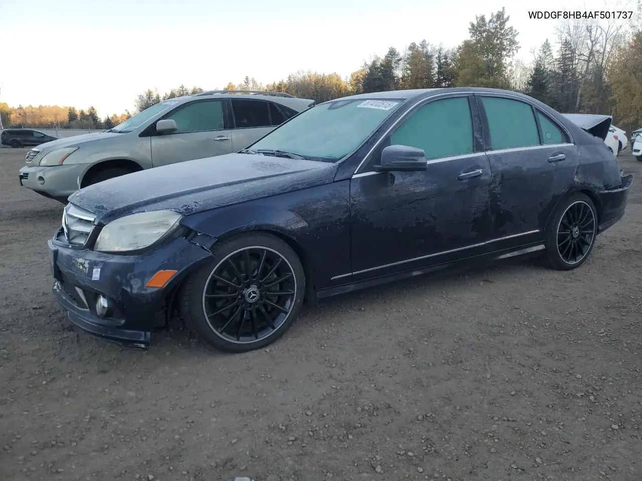 WDDGF8HB4AF501737 2010 Mercedes-Benz C 350 4Matic