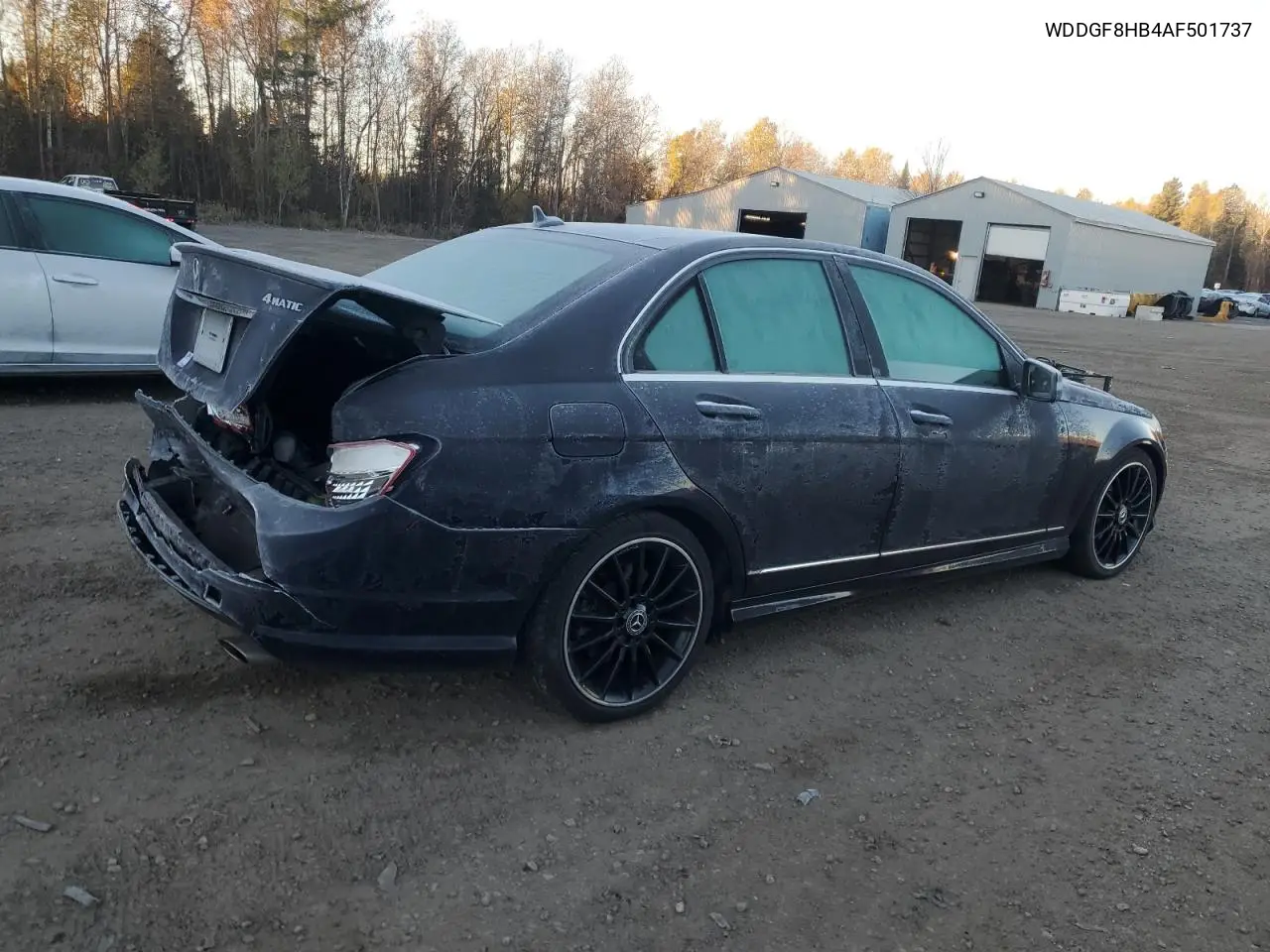 WDDGF8HB4AF501737 2010 Mercedes-Benz C 350 4Matic