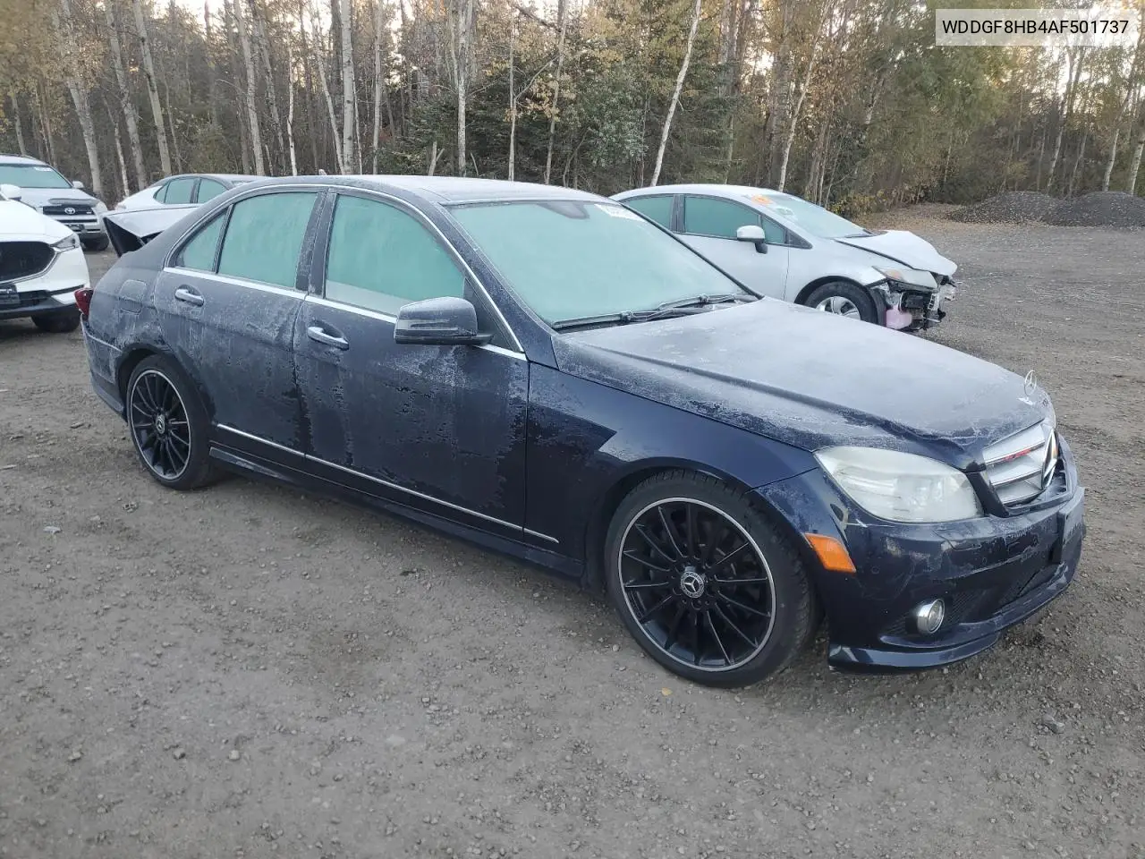 WDDGF8HB4AF501737 2010 Mercedes-Benz C 350 4Matic