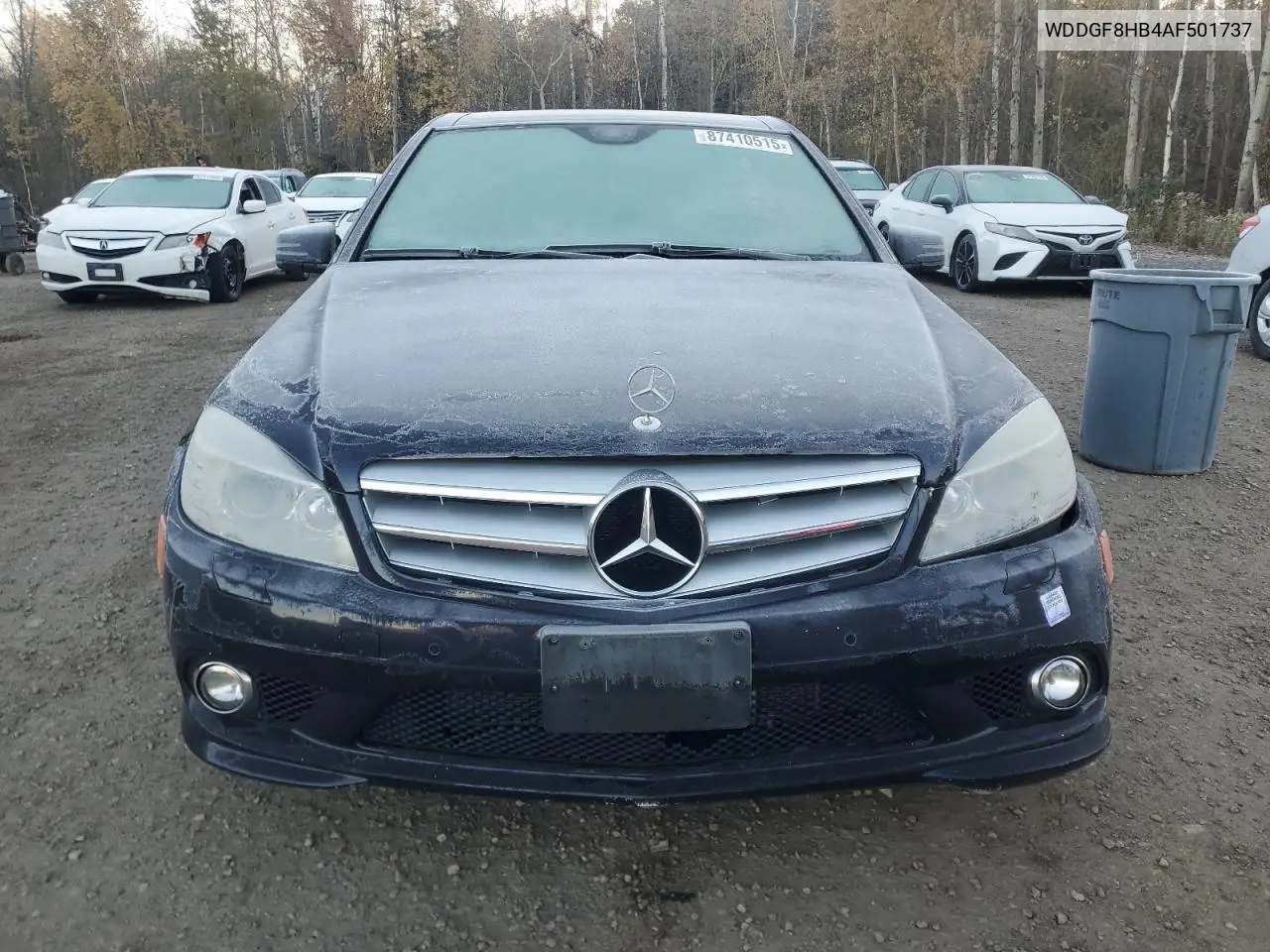 WDDGF8HB4AF501737 2010 Mercedes-Benz C 350 4Matic