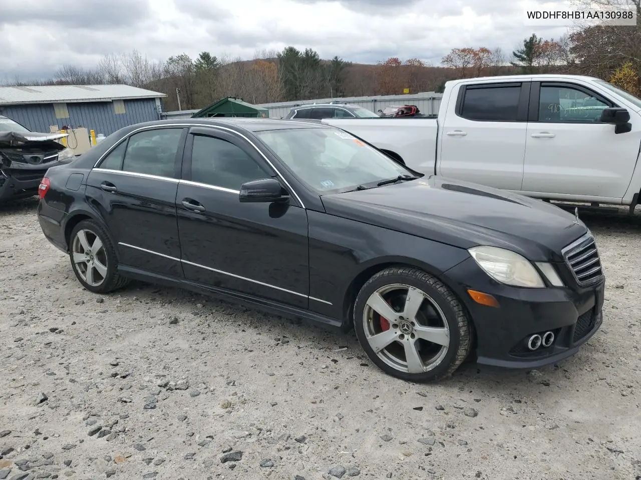 WDDHF8HB1AA130988 2010 Mercedes-Benz E 350 4Matic