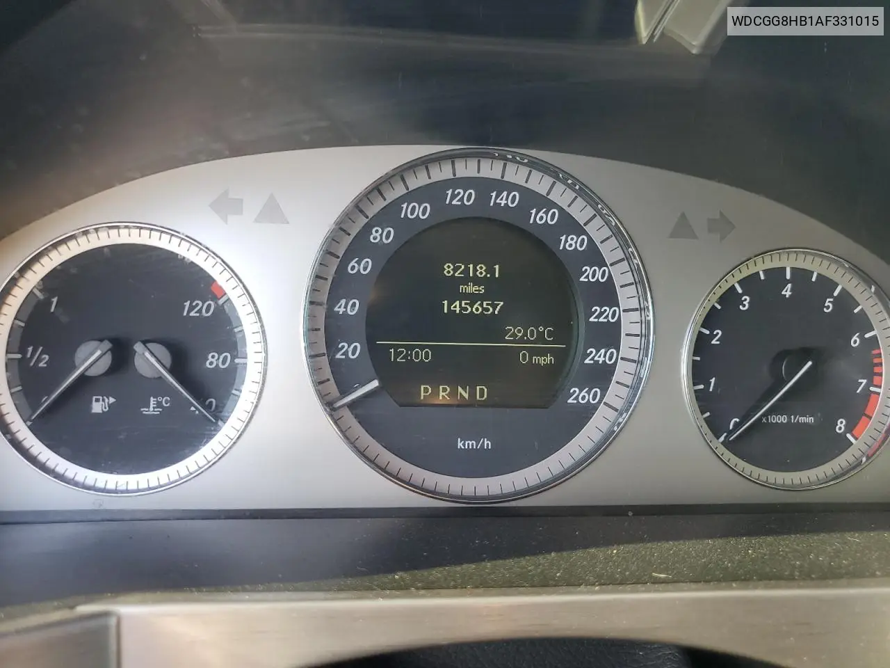 WDCGG8HB1AF331015 2010 Mercedes-Benz Glk 350 4Matic
