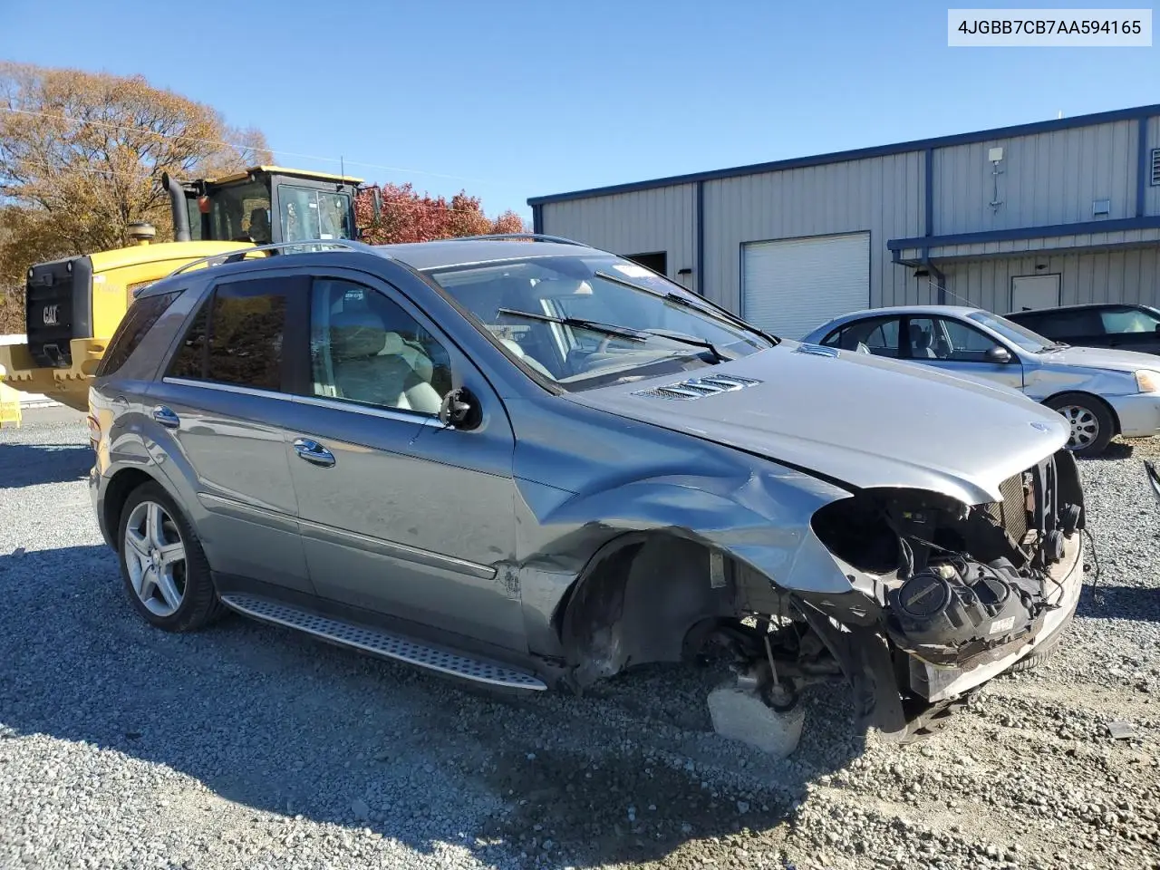 4JGBB7CB7AA594165 2010 Mercedes-Benz Ml 550 4Matic
