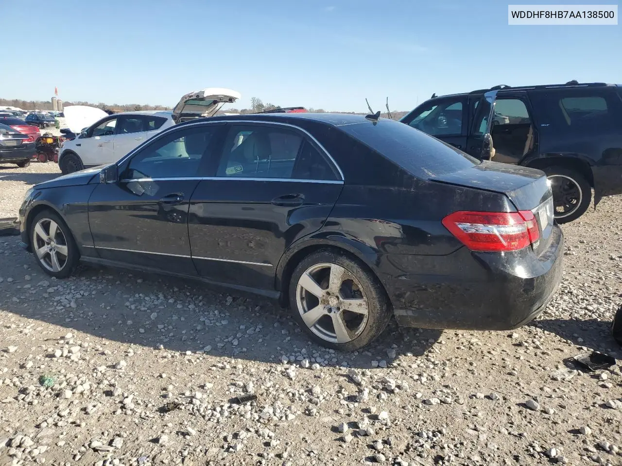 WDDHF8HB7AA138500 2010 Mercedes-Benz E 350 4Matic