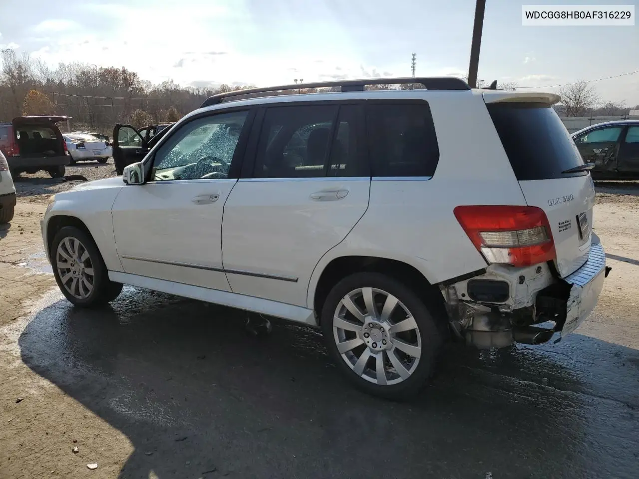 WDCGG8HB0AF316229 2010 Mercedes-Benz Glk 350 4Matic
