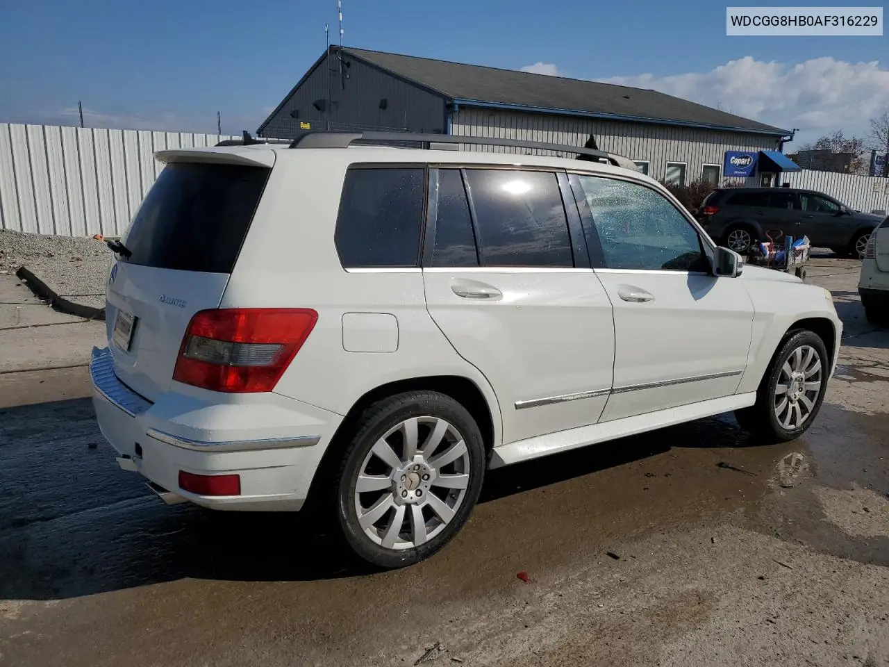 WDCGG8HB0AF316229 2010 Mercedes-Benz Glk 350 4Matic