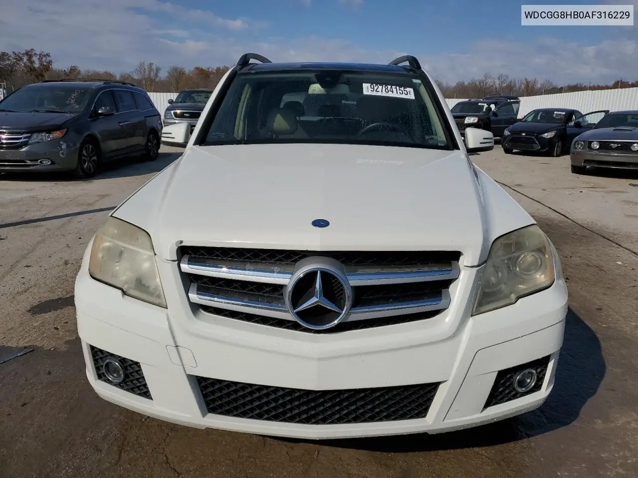 WDCGG8HB0AF316229 2010 Mercedes-Benz Glk 350 4Matic