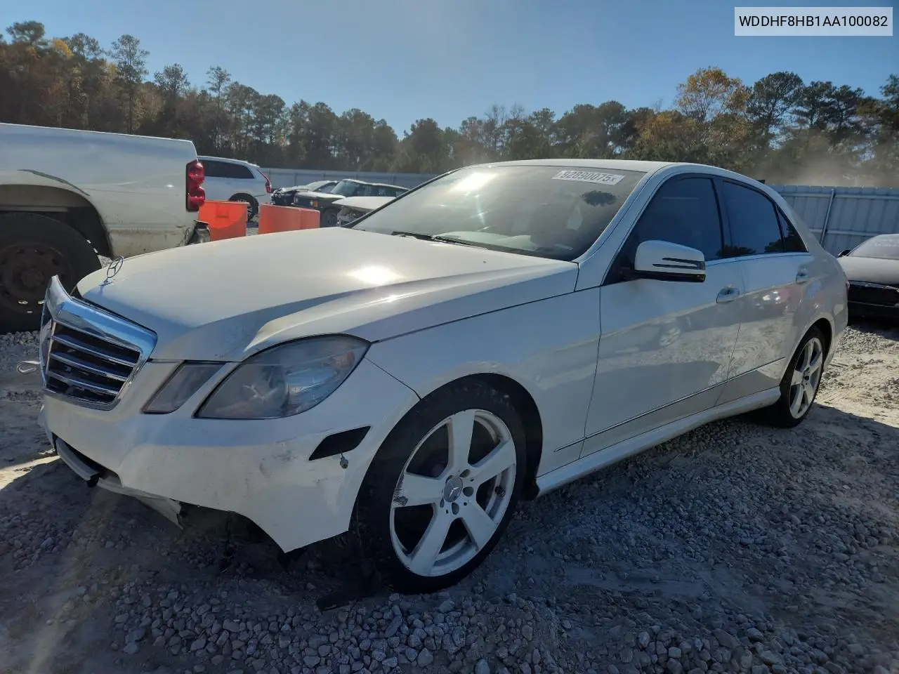WDDHF8HB1AA100082 2010 Mercedes-Benz E 350 4Matic