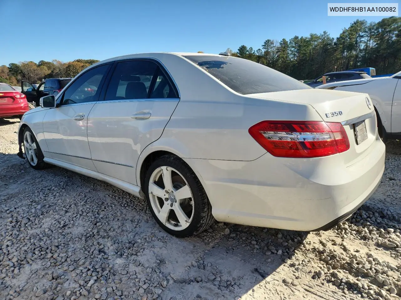 WDDHF8HB1AA100082 2010 Mercedes-Benz E 350 4Matic