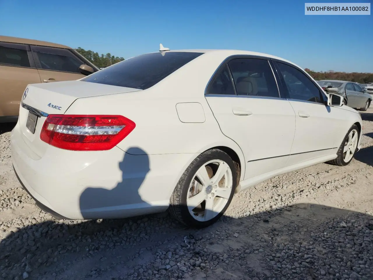 WDDHF8HB1AA100082 2010 Mercedes-Benz E 350 4Matic