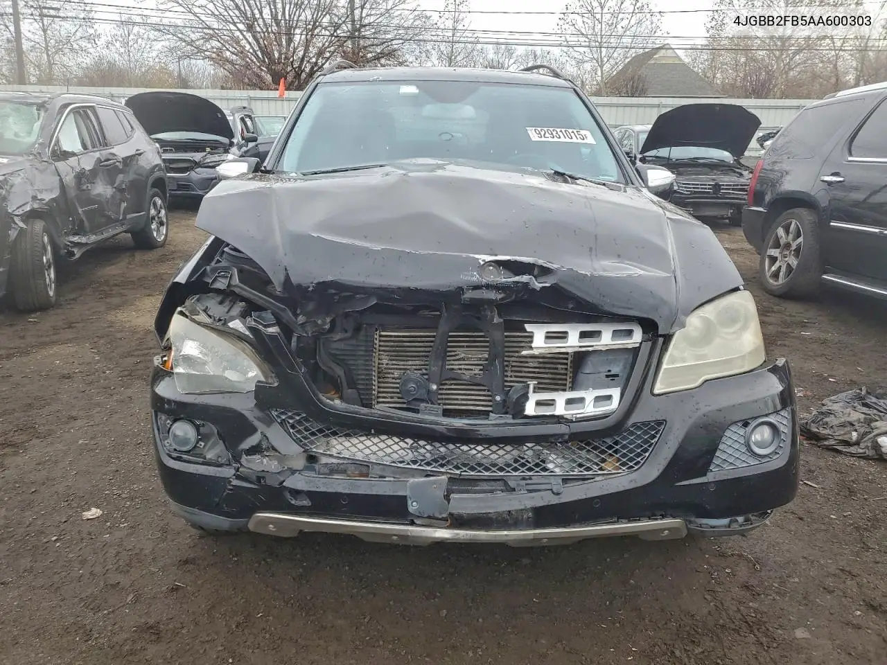 4JGBB2FB5AA600303 2010 Mercedes-Benz Ml 350 Bluetec
